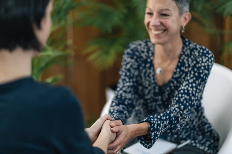 Life Coach Working with a Female Client